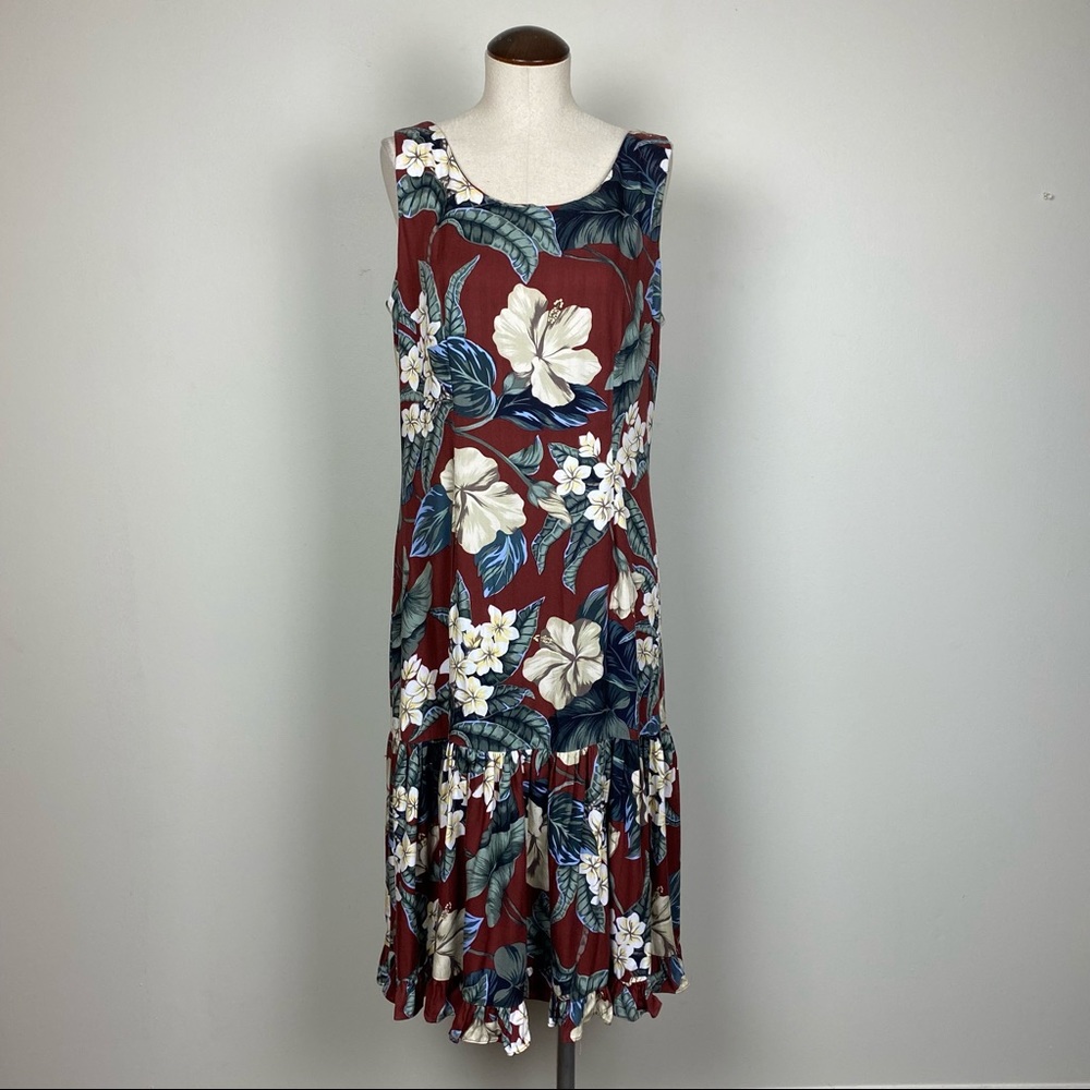 Vintage Aloha Hut Hawaiian Dress